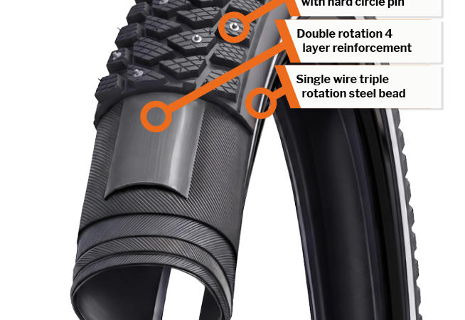 Suomi Tyres Routa W248 nastarengas 42-622. 28" polkupyörän talvirengas
